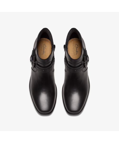 「Clarks」 ショートブーツ UK5.5 ブラック レディース_画像8