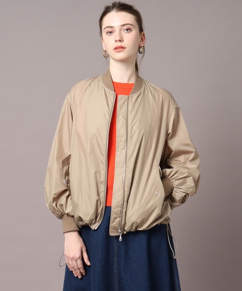 「DRESSTERIOR」 ナイロンブルゾン 38 グレー レディース_画像2