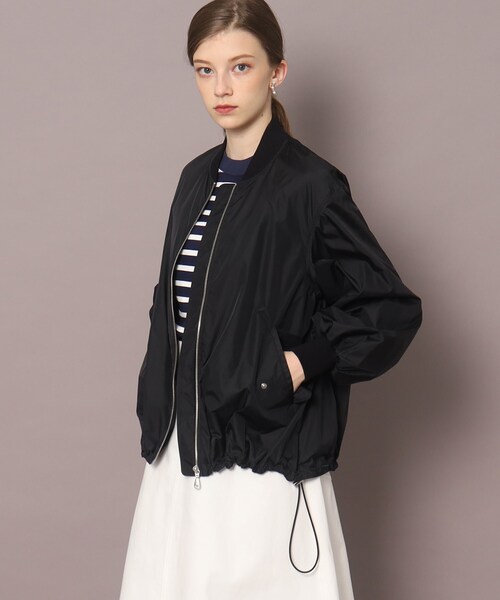 「DRESSTERIOR」 ナイロンブルゾン 38 グレー レディース_画像3