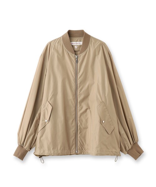 「DRESSTERIOR」 ナイロンブルゾン 38 グレー レディース_画像4