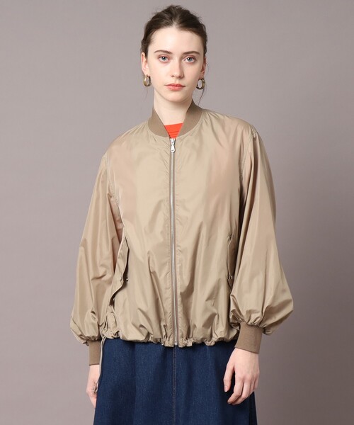 「DRESSTERIOR」 ナイロンブルゾン 38 グレー レディース_画像5