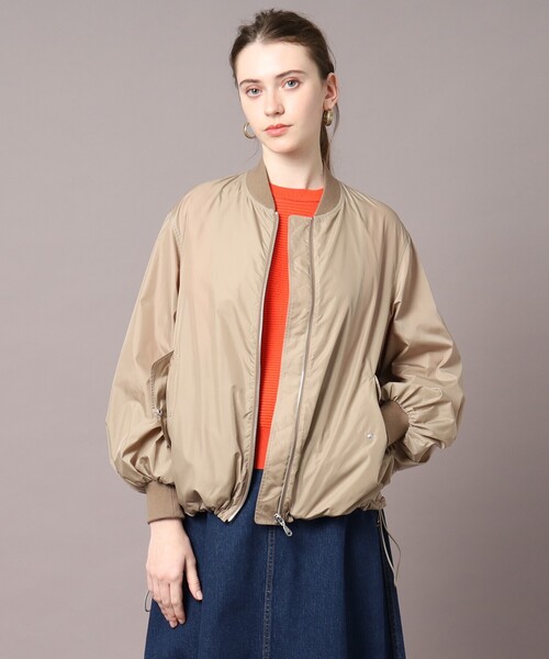 「DRESSTERIOR」 ナイロンブルゾン 38 グレー レディース_画像8