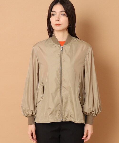 「DRESSTERIOR」 ナイロンブルゾン 38 グレー レディース_画像9