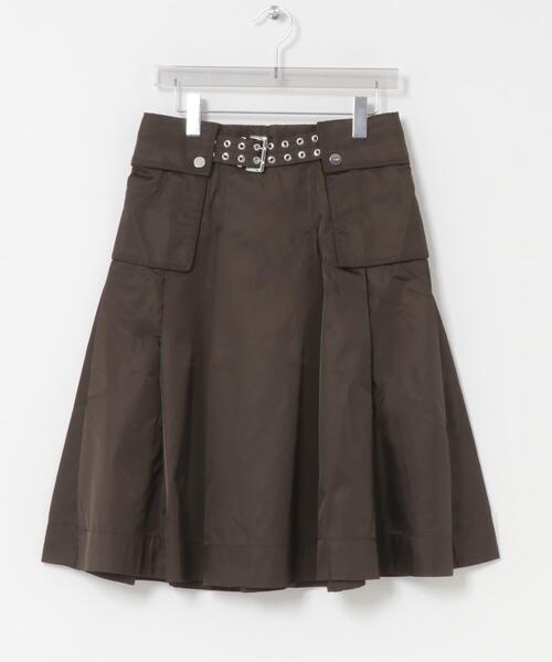 スカート GANNI　DUCHESSE NYLON POCKET SKIRTの画像