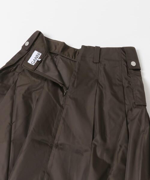 スカート GANNI　DUCHESSE NYLON POCKET SKIRTの画像