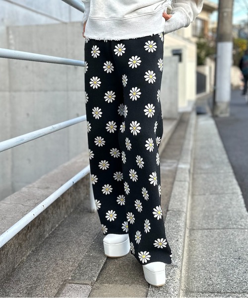 「mi via loca」 イージーパンツ FREE ベージュ レディース_画像6