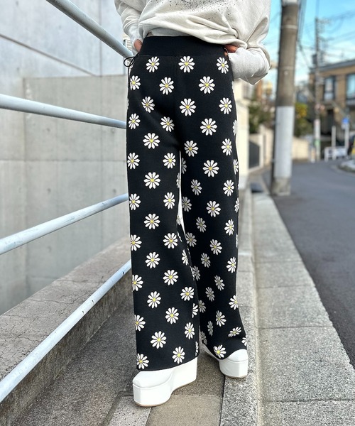 「mi via loca」 イージーパンツ FREE ベージュ レディース_画像8