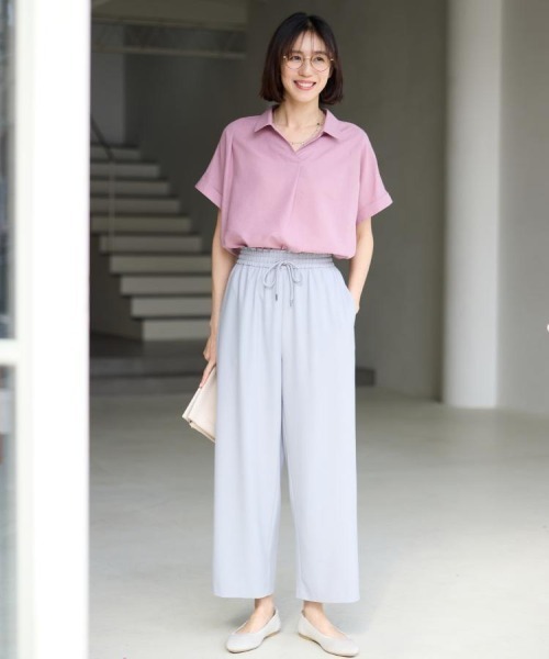 SHOO・LA・RUE（シューラルー） ワイドパンツ パンツ 「着丈選べる