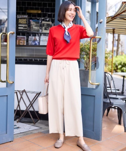 salsation ワイドパンツ SHOO・LA・RUE（シューラルー） ワイドパンツ パンツ 「着丈選べる
