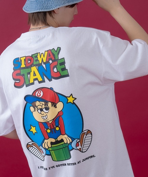 En serio TOKYO tシャツ 「SIDEWAYSTANCE」ゴートゥゲームエリア半袖T