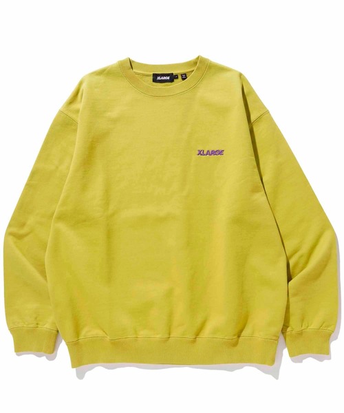 「XLARGE」 スウェットカットソー L マスタード メンズ