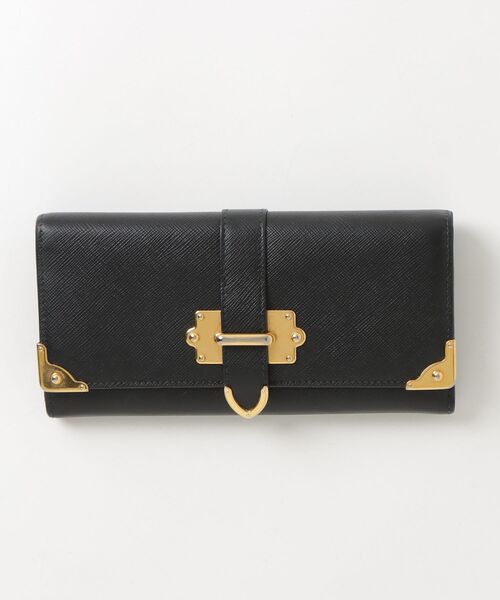 美品　PRADA財布　ブラック PRADA（プラダ） 財布 - ブラック レディース : ZOZOTOWN Yahoo!店