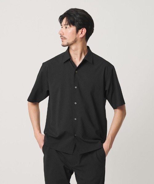 UNITED ARROWS ブラックポロシャツ 半袖 BEAUTY＆YOUTH UNITED ARROWS シャツ 半袖 「WEB限定 WARDROBE SMART