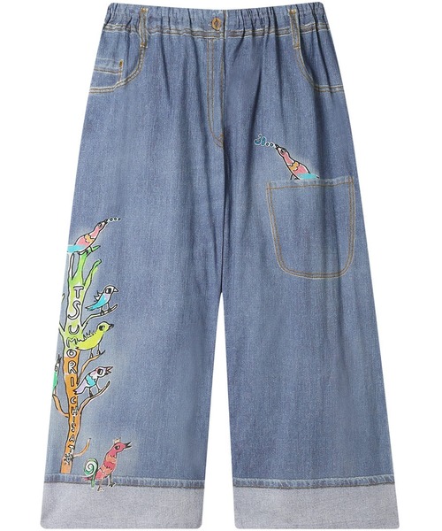 Mサイズ・綿100％★ツモリチサト ボトムス 8分丈 ルームウェア ボトムス tsumori chisato SLEEP ルームウェア 部屋着 綿100%(本体) ボトムス 8