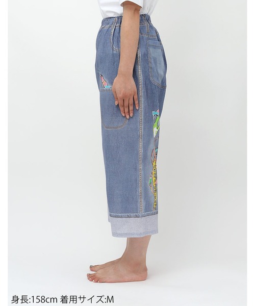 Mサイズ・綿100％★ツモリチサト ボトムス 8分丈 ルームウェア ボトムス tsumori chisato SLEEP ルームウェア 部屋着 綿100%(本体) ボトムス 8