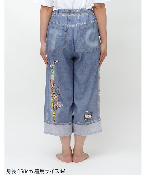 M・綿100％★ツモリチサト ボトムス 8分丈 ルームウェア ボトムス tsumori chisato SLEEP ルームウェア 部屋着 綿100%(本体) ボトムス 8