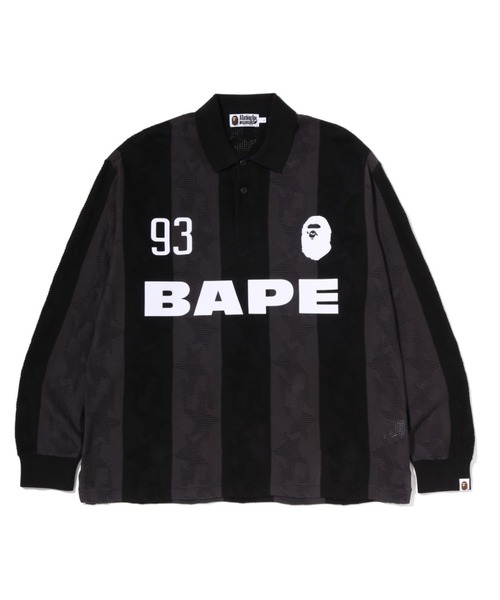tシャツ STA STRIPE PATTERN JACQUARD MULTI LOGO RELAXED FIT LS TEE メンズ レディースの画像