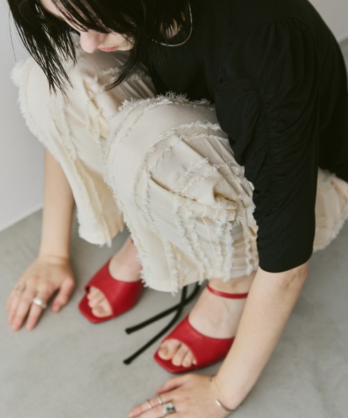 「Aunt Marie's」 パンツ FREE ブラック レディース_画像6