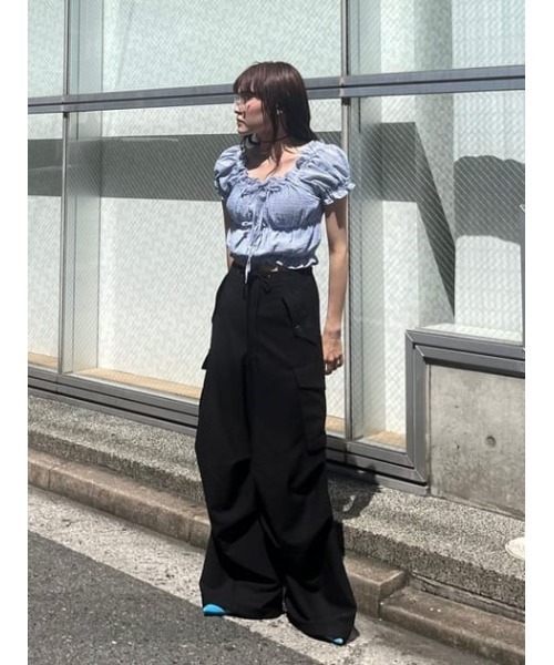 「THROW by SLY」 カーゴパンツ 0 ブラック レディース_画像4