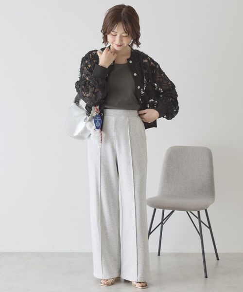 「AMERICAN HOLIC」 カーディガン M アイボリー レディース_画像5