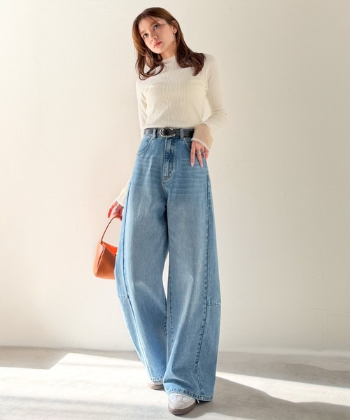 「classicalelf」 デニムパンツ MEDIUM ブルー レディース_画像3