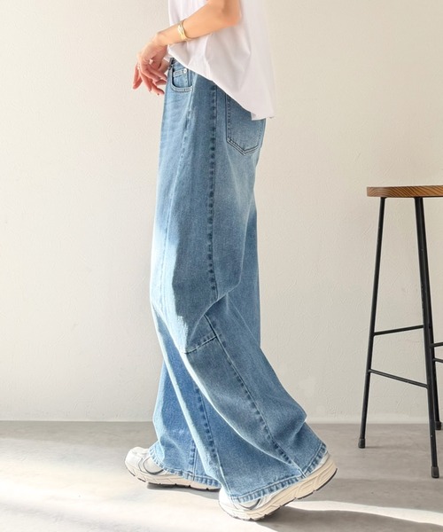 「classicalelf」 デニムパンツ MEDIUM ブルー レディース_画像4
