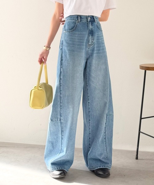 「classicalelf」 デニムパンツ MEDIUM ブルー レディース_画像5