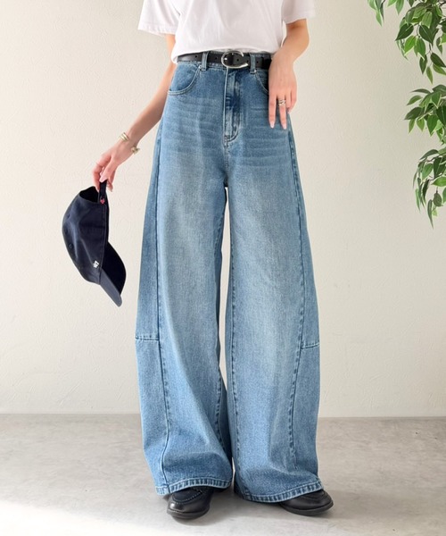 「classicalelf」 デニムパンツ MEDIUM ブルー レディース_画像6