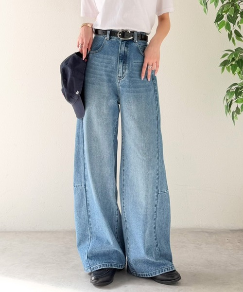 「classicalelf」 デニムパンツ MEDIUM ブルー レディース_画像7