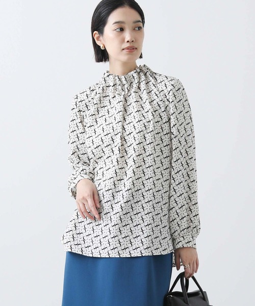 「Gready Brilliant」 長袖ブラウス 38 ベージュ レディース_画像6