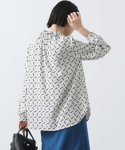 「Gready Brilliant」 長袖ブラウス 38 ベージュ レディース_画像8