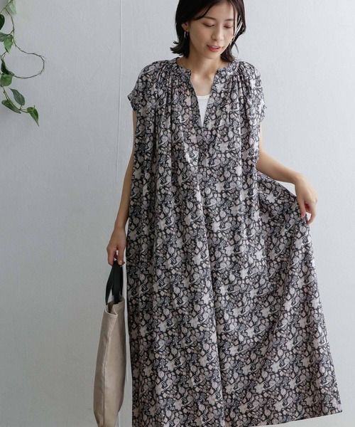 「URBAN RESEARCH DOORS」 ノースリーブワンピース ONE ブルー レディース_画像7