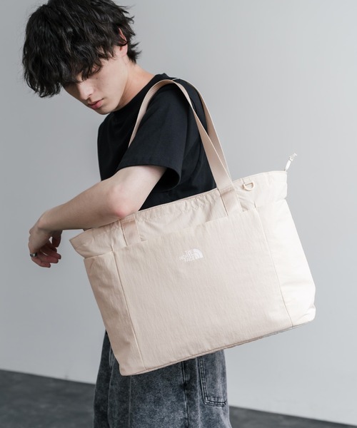 新品 ザノースフェイス THE NORTH FACE トートバッグ TOTE ホワイト THE NORTH FACE（ザ ノースフェイス） ノースフェイス トートバッグ