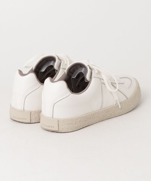 「ALLSAINTS」 ローカットスニーカー UK4 ホワイト レディース_画像2