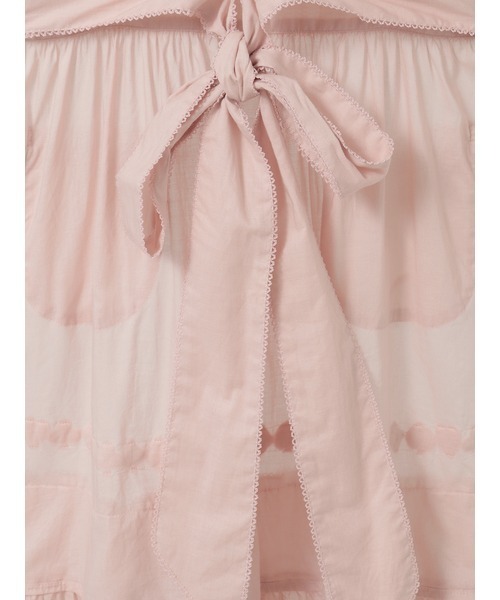 PINK HOUSE（ピンクハウス） トランプモチーフレース使いタブリエ