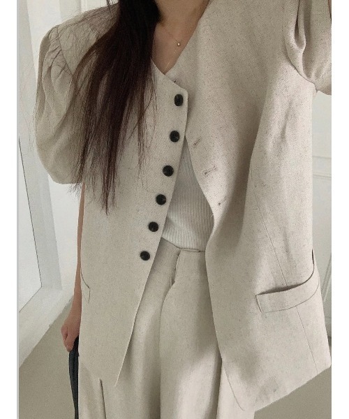 「FAVORITO」 セットアップ F ベージュ レディース_画像4