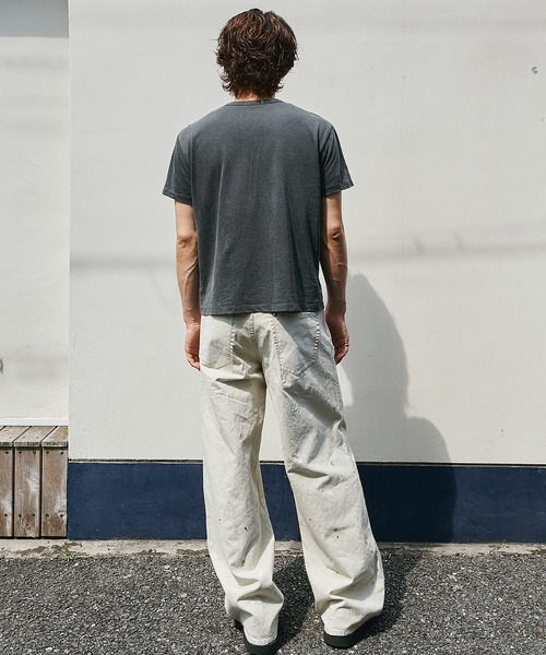 CONZ ワイドパンツ ジーンズ loose fit duck pants 3color paint
