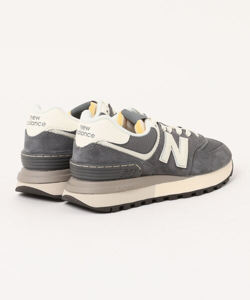 「New Balance」 ローカットスニーカー 24.5cm グレー メンズ_画像2