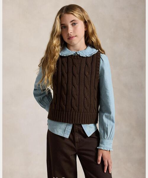 Polo Ralph Lauren Childrenswear ラルフローレン ベスト ケーブル