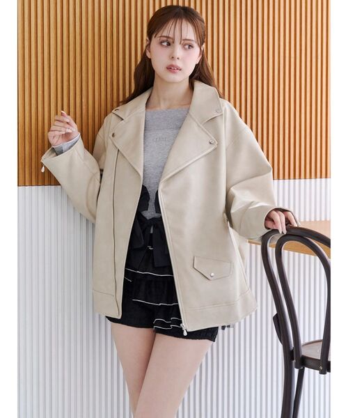 ユーロヴィンテージ　フランス製clam cuir レザーライダース CALNAMUR（カルナムール） レザージャケット ライダース オーバー