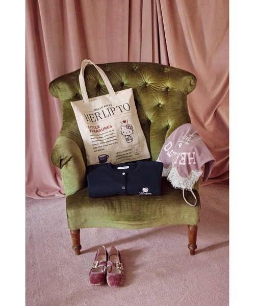 Her lip to トートバッグ HLT x Hello Kitty Tote Bag オリジナル缶