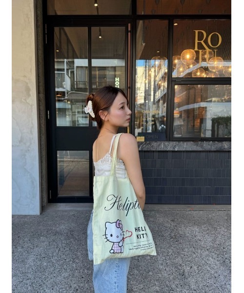Her lip to トートバッグ HLT x Hello Kitty Tote Bag オリジナル缶