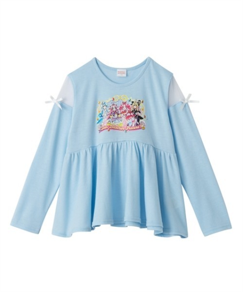 tシャツ 「名探偵プリキュア！」長袖チュール使いプリントTシャツ