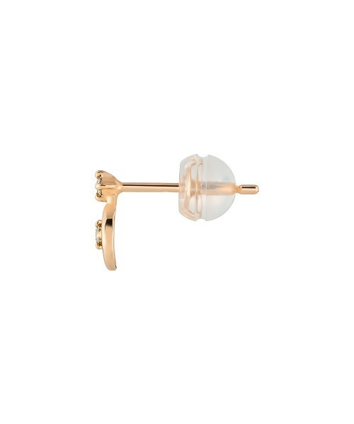 4℃（ヨンドシー） ピアス K18ピンクゴールド ダイヤモンド ピアス