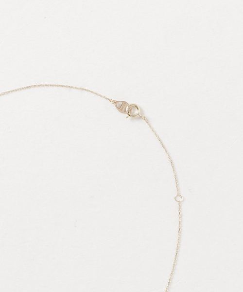 ネックレス 入学式 「K10」Vラインネックレス「動画あり」「長さ調整可能：36.1cm，最長: 39.6cm」 レディースの画像