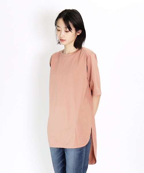 Allumer アリュメール チュニック Tシャツ レディース 8241221 Allumer アリュメール チュニック Tシャツ レディース 8241221