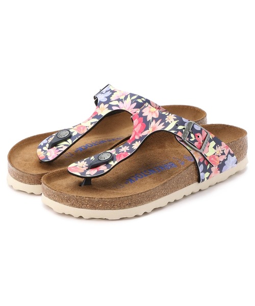 【新品未使用】BIRKENSTOCK ギゼフラワーサンダル 37 ビルケンシュトック「ギゼ フラワー」サンダル、定番「ギゼ」を