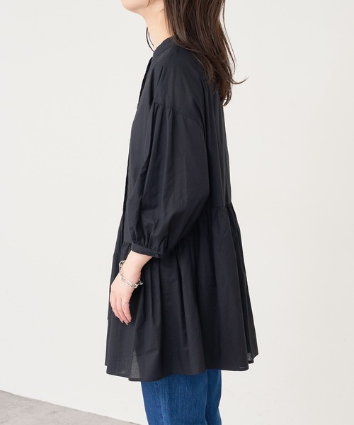 natural couture シャツ ブラウス 【WEB限定カラー有り】アシメ