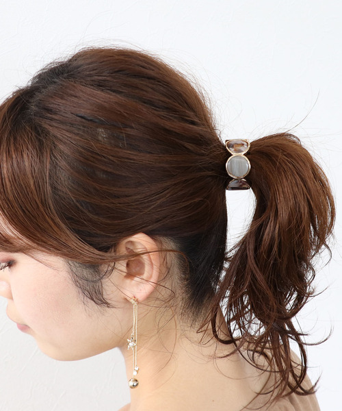 PICKYTHESHOP shima ヘアクリップ　シュシュ PICKYTHESHOP shima ヘアクリップ シュシュ ヘアアクセサリー