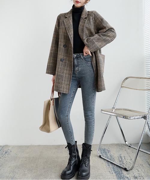 TOD'S テーラードジャケット ベージュ 52 リネンタッチダブルジャケット / 654319（テーラードジャケット